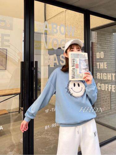 【现货】春季新款韩版休闲时尚卫衣，女装卫衣/绒衫，红火丹妮