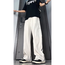特批28数据凉感冰丝裤明线弯刀设计感百搭宽松显瘦K5626，男装休闲裤，电商A128