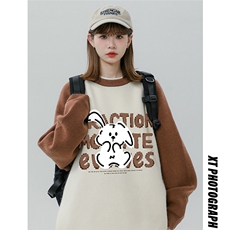 中性风23新款冬季时尚百搭宽松可爱印花毛衣M61003P65控88，男装针织衫/毛衣，电商A268