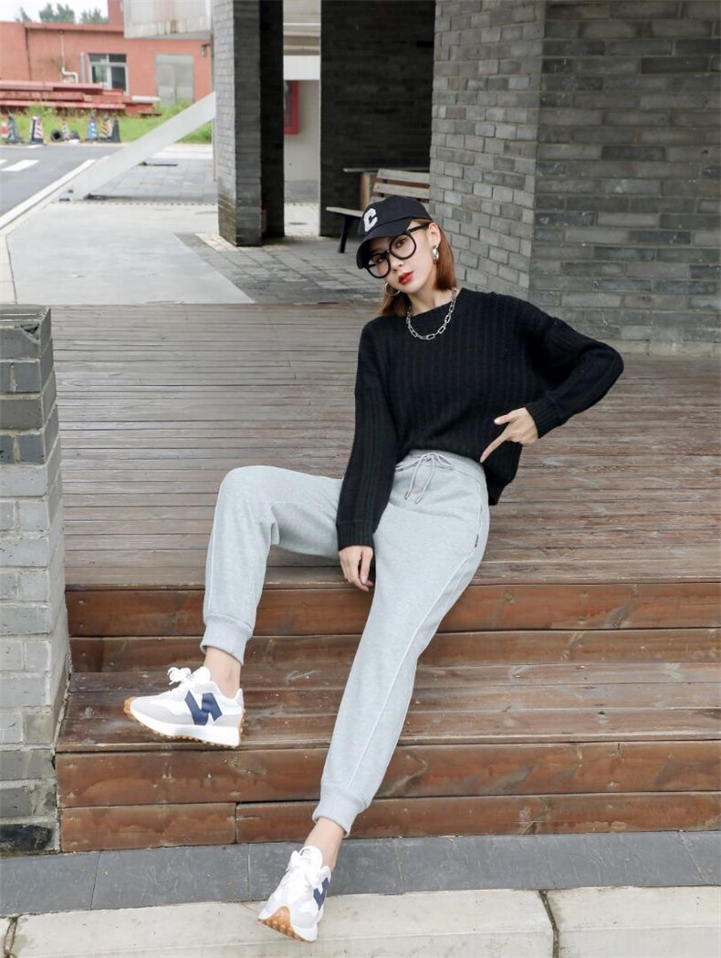 加绒卫裤，女装休闲裤，卡地莲