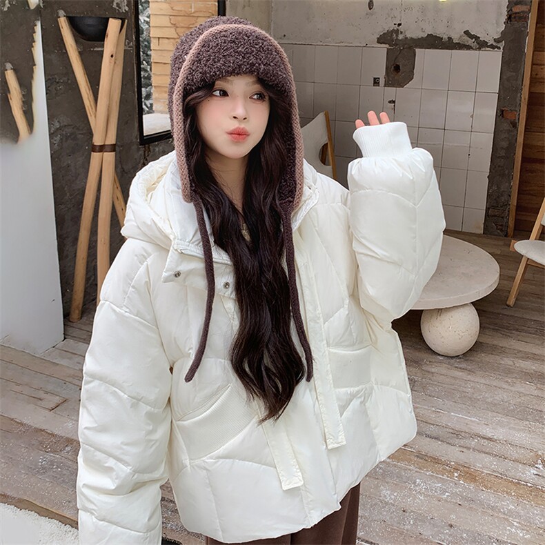 2024年冬季新款蝴蝶系带羽绒服-款号9985-P285-K418,女装羽绒服,浙宝305