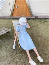 小清香面连衣裙，女装连衣裙，百变诱惑(6F)