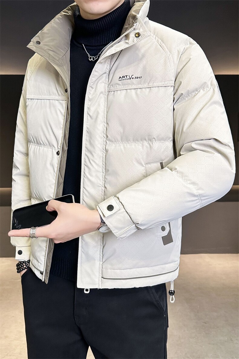 轻薄羽绒服男冬季2025新款立领加厚保暖外套C317-Y8581-P160,男装羽绒服,电商C317