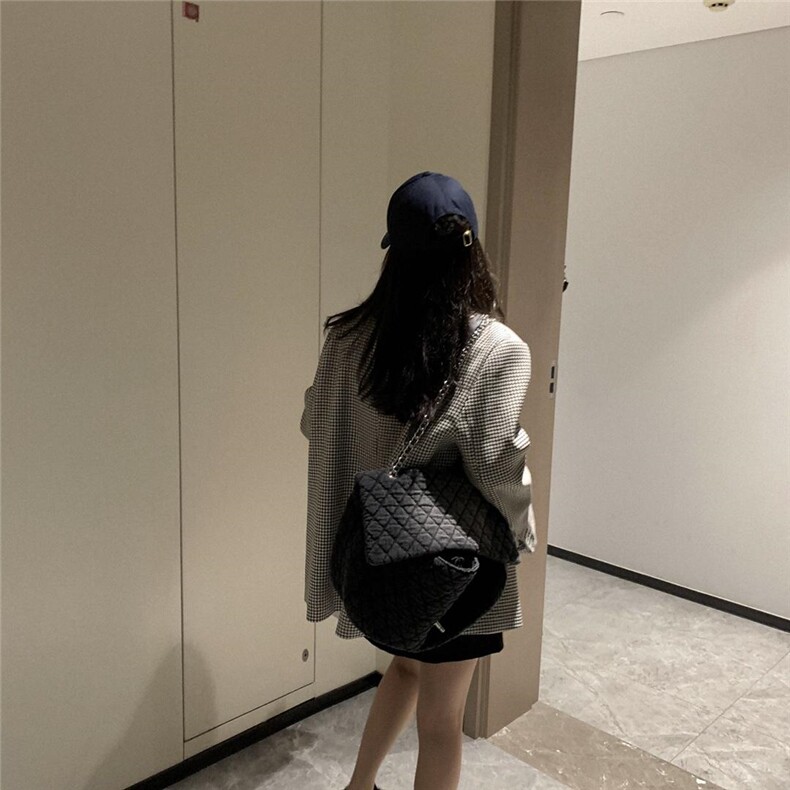 千鸟格西装，女装西装，XTZ style