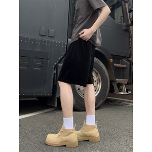 A178 男女同款冰丝速干短裤休闲夏季外穿宽松休闲裤DK161-P28图片