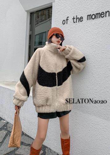 现货(加厚羊羔毛外套)，女装，雪蘭桐