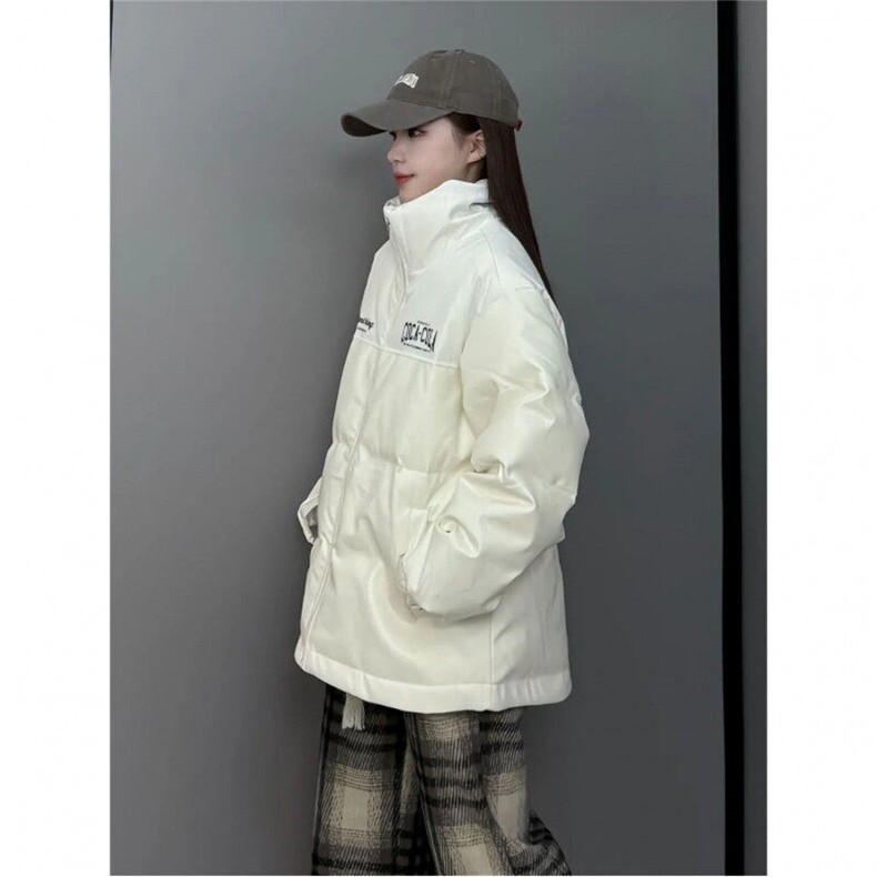 网络图现货冬装印花机车皮棉服PU情侣棉衣外套男女R6848-P110,男装棉衣,星座1005-4