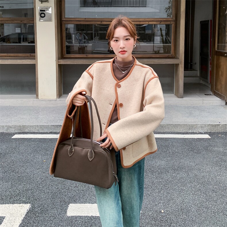 210-3289-P185-k2582025年冬季韩系围巾款小香风上衣2025新款,女装短外套,浙宝210（原浙宝191）
