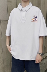 港风何电商A088-DP1003-TP35955氨纶夏款宽松短袖T恤控59，男装T恤，电商A088