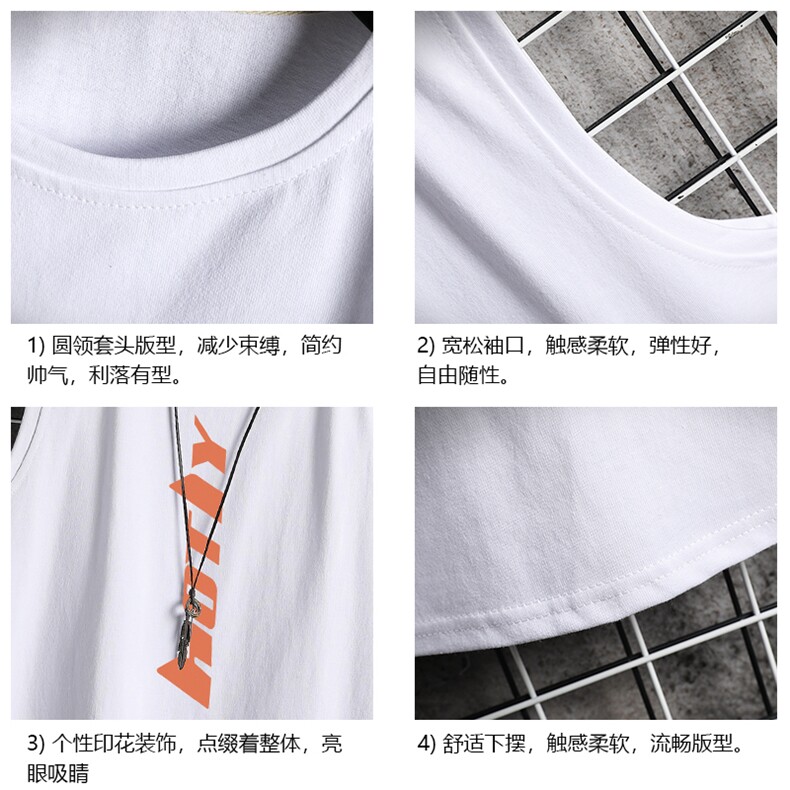 BX25006-P20港风运动汗背心男大码汗衫男无袖T恤男网格挂拍,男装T恤,电商A040A