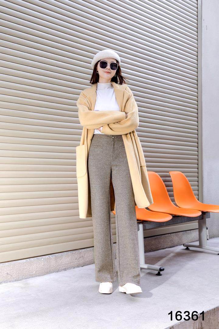 ?#16361 ??秋冬爱小格子 特殊工艺针织含羊毛风格，其它，都市米兰