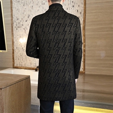 2020高品质秋冬季新款毛呢大衣长款呢子外套风衣男N38P160，男装毛呢大衣，电商B226-2（原B217-2）
