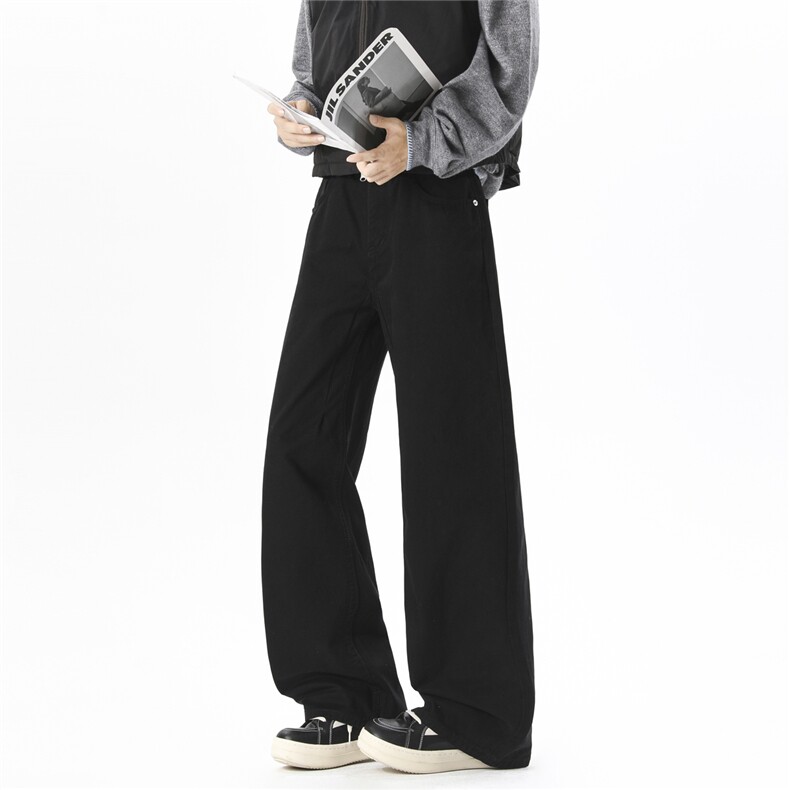 美式复古水洗直筒牛仔裤男女100棉XZ201-D1229P42,男装牛仔裤,星座201