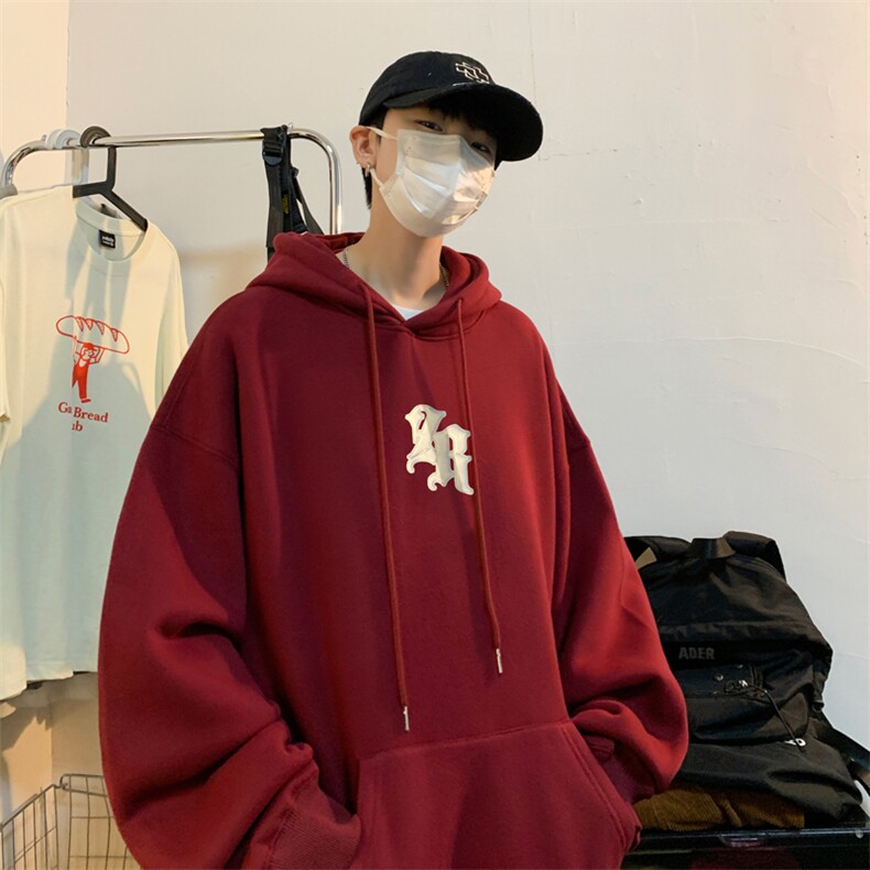 ！发泡印花！连帽圆领卫衣男装港风帽衫男LM119-P35,男装卫衣,电商B367