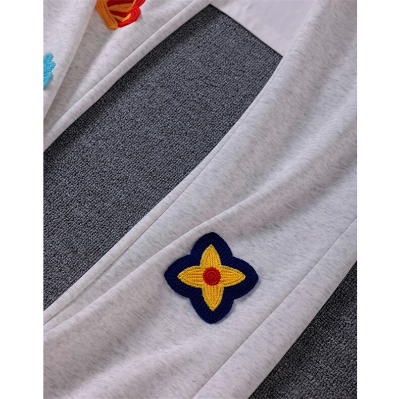 【杭州货档口现货】秋冬花卉男女卫裤休闲裤XZ610A-特P48-控79,男装休闲裤,星座610A