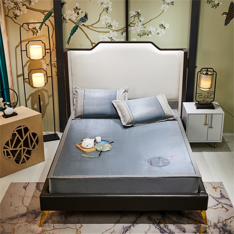 数码印花冰藤席，凉席，一起卖家纺