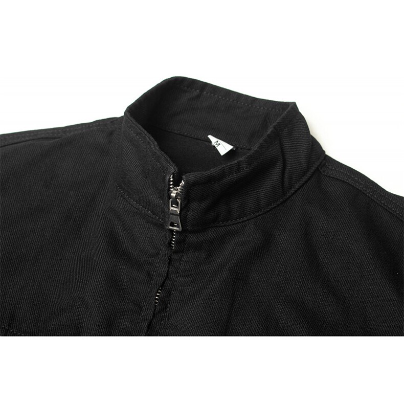 得物品质夹克外套男秋款立领开衫上衣男款休闲运风衣J1045P90,男装风衣,星座1013-1