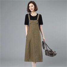 两件套卡其色