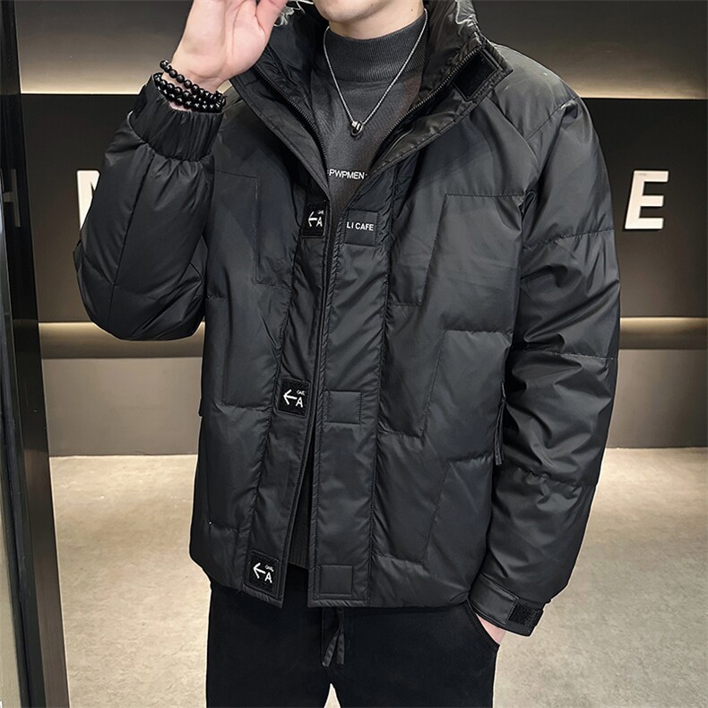 AK87801钱塘2020-3冬季厚款时尚休闲简约中年男士羽绒服P155,男装羽绒服,钱塘207-3