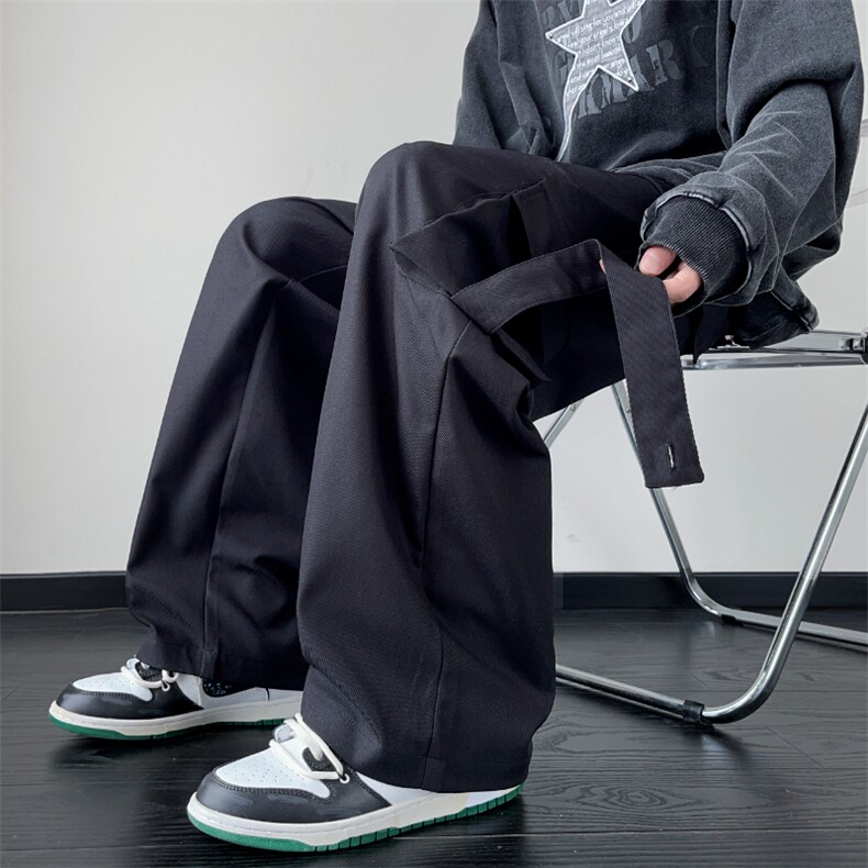 常年备货款男宽松直筒高街潮牌工装休闲长裤K812p55大量备货,男装工装外套,电商D315A