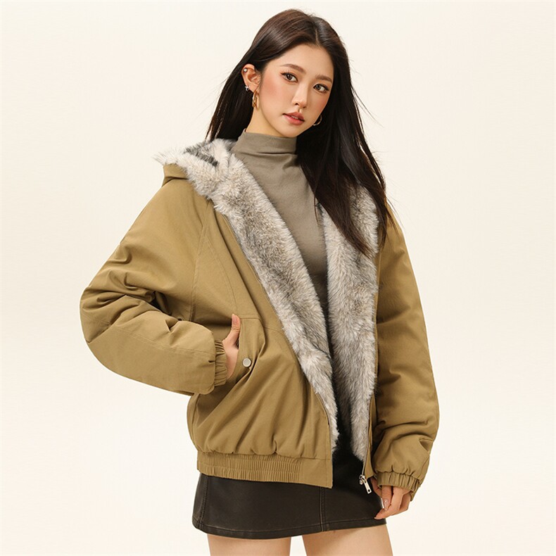 潮流宽松棉衣高街潮牌休闲棉服A161-9980-P88图片
