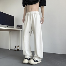 模特-满天星斜切弯刀卫裤男春秋休闲裤子9005-P38，男装休闲裤，电商B380（原B361）