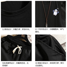 TB36167-P35纯汗背心套装男士大码汗衫短裤两件套砖墙挂拍，男装T恤，电商A040A