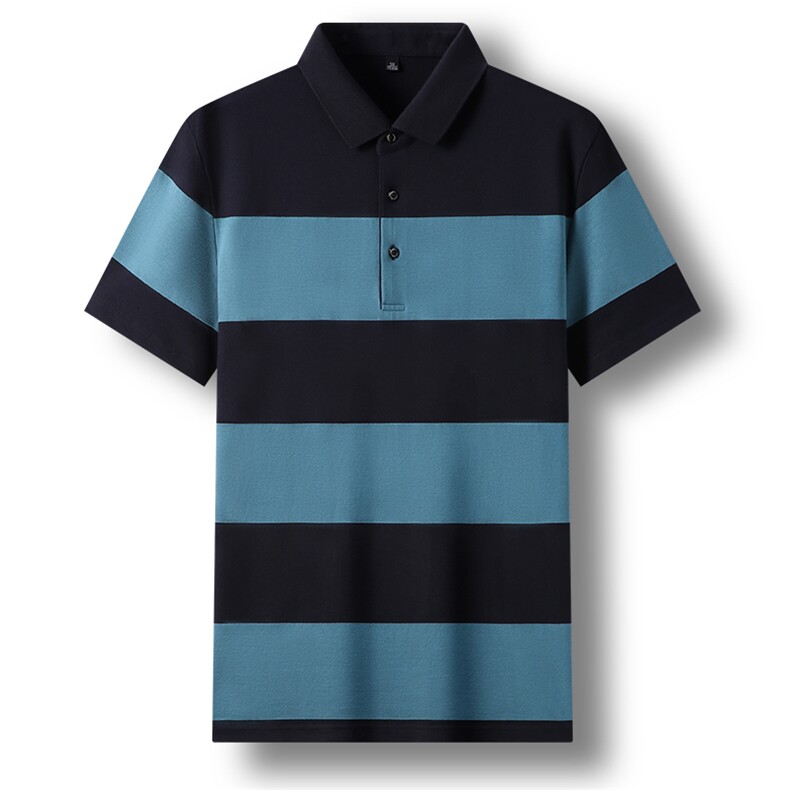 夏季保罗丅恤衬衫领衣服Polo衫男士短袖翻领中年商务休闲半袖体恤,男装T恤,电商B212（原钱塘6029）