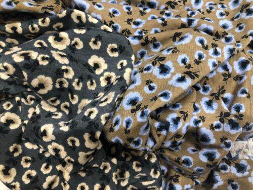 现货磨毛棉定制碎花T，女装，TOP.1