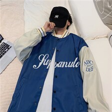 男秋季外套街头棒球服夹克外套双层J227P40，男装夹克，星座1116-2