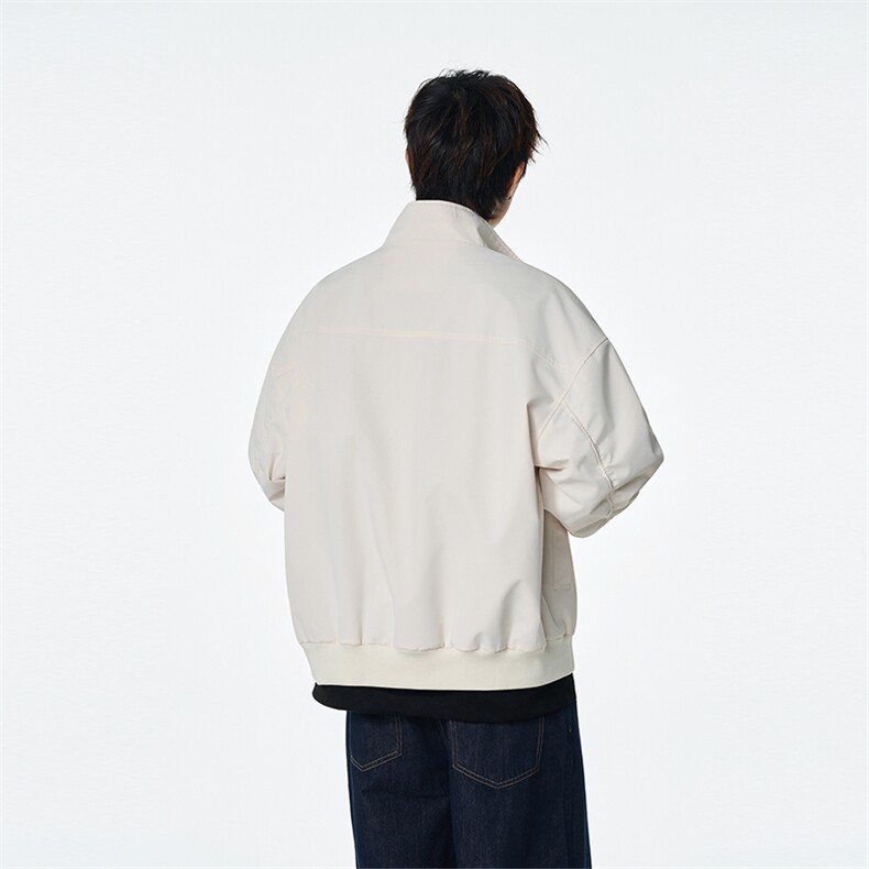 2026春秋季设计感高品质个性简约休闲夹克飞行服防风衣8566-特P36,男装夹克,电商B306