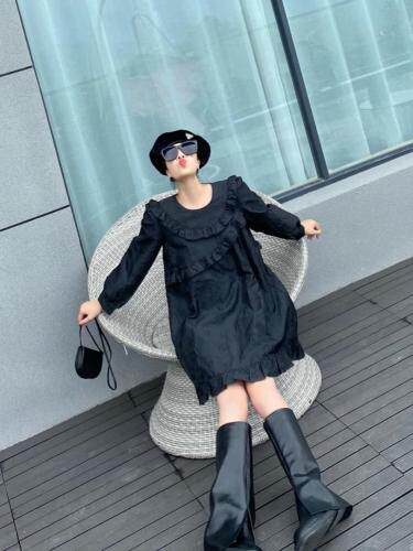 【现货】韩昕秋季新款连衣裙设计，女装连衣裙，韩昕