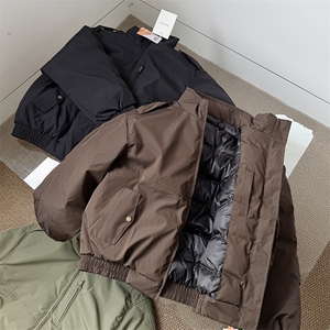 三色棉服W2707P125 M-3XL图片