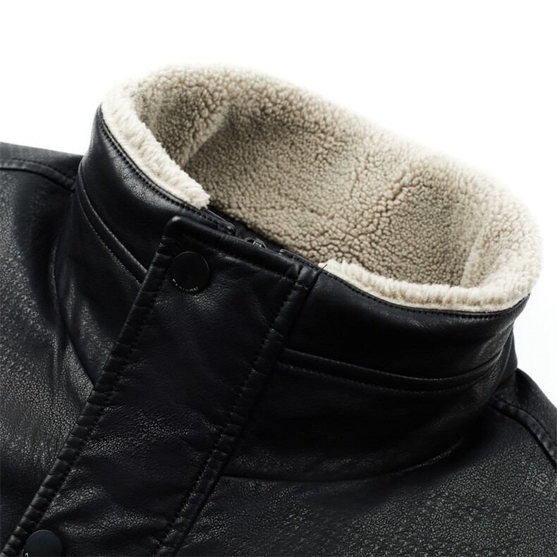 冬季中青年男立领皮羽绒服爸爸装加厚棉衣保暖外套DFLDY8009-P295,男装羽绒服,电商B212（原钱塘6029）