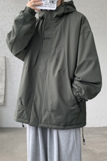 8XL-M冲锋衣外套男加棉加厚夹克秋冬户外登山服JK1313厚P100控118，男装夹克，电商D206-1