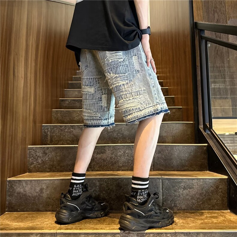 青春流行ins男直筒水洗牛仔裤NX67P53,男装牛仔裤,星座1116-2