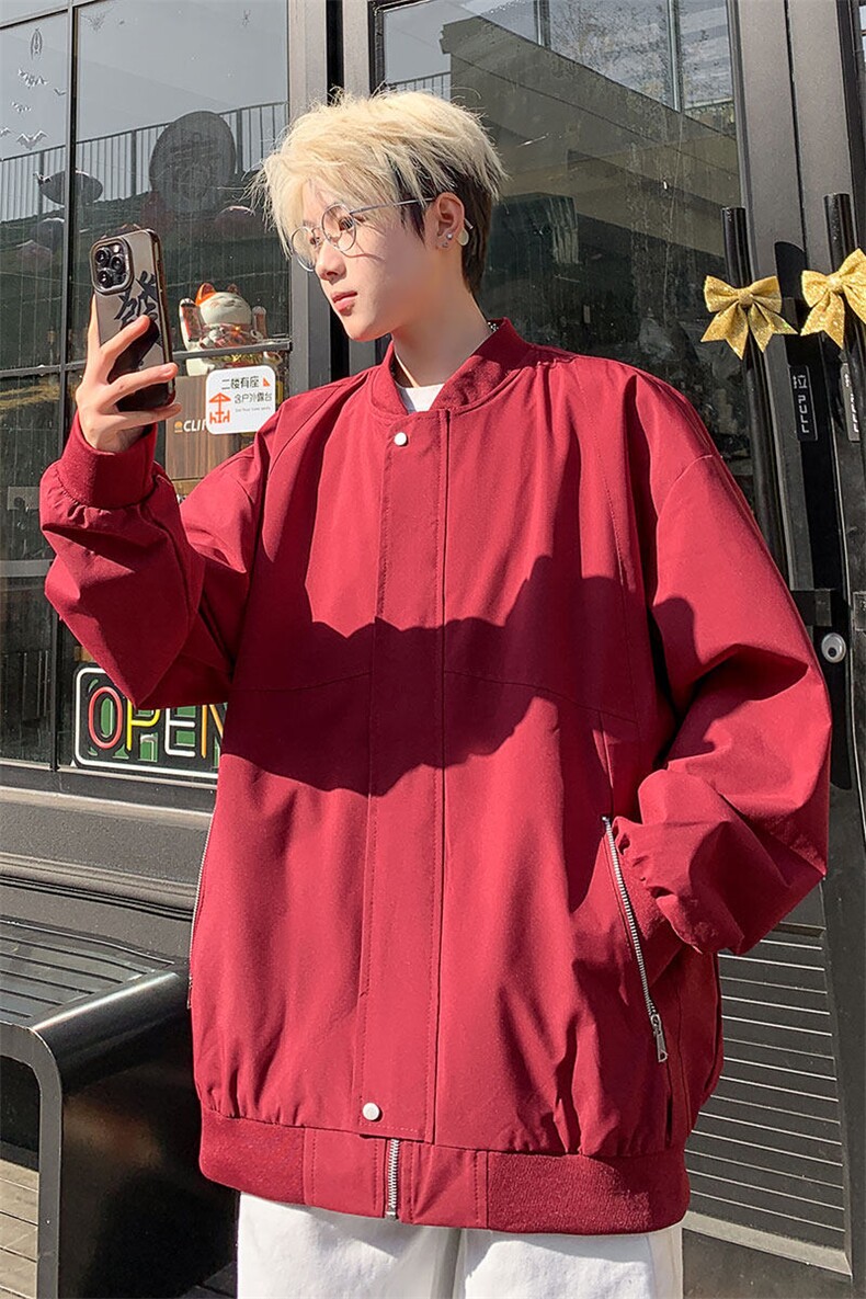 夹克男春季新款港风宽松外套JK8510-P58,男装夹克,星座214-3