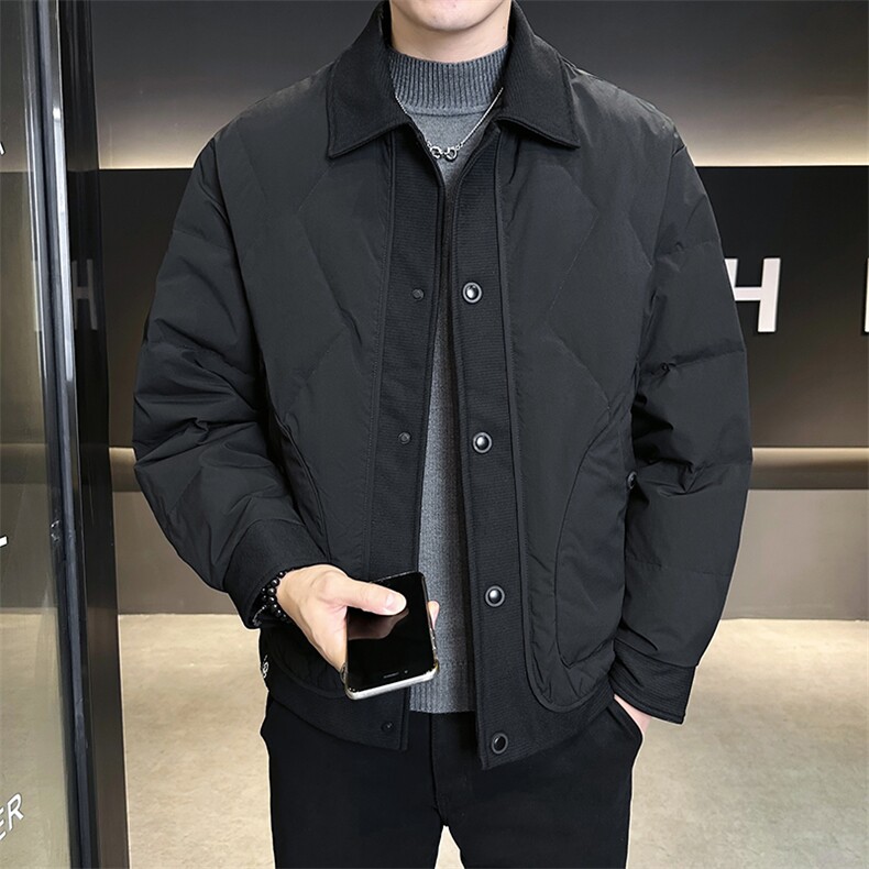 报告标90绒羽绒服男外套店主风轻薄上衣A329-YR1105-P230,男装羽绒服,电商A329