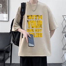 麂皮绒短袖t恤男大码半袖男JD82446-P25，男装T恤，电商A040