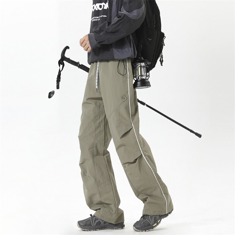 25年春款户外冲锋裤三防面料宽松工装裤现货C323-1-C7808-TP38，男装休闲裤，电商C323-1