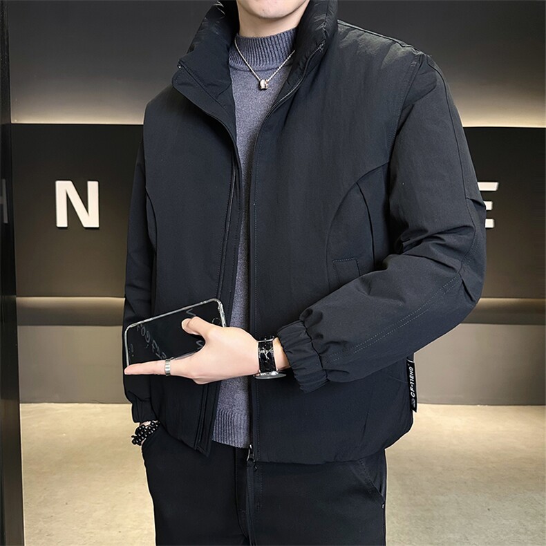 大货数据男士羽绒服标50保暖外套纯色上衣 B317/86562/P195图片