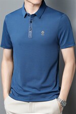 休闲商务POLO衫男士T恤2022半袖T恤凉感上衣ZL1231-P55，男装Polo衫，星座1105-3
