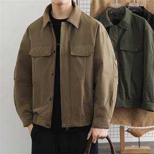 标90绒】翻领羽绒服男秋冬季2025新款短款外套图片