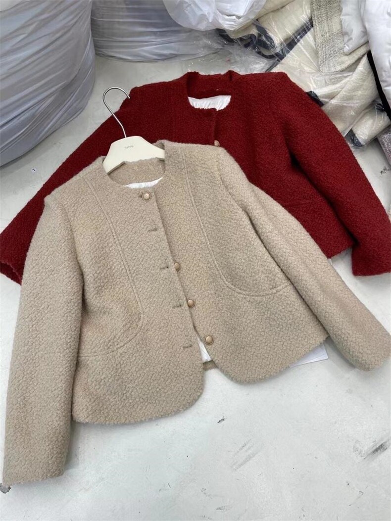 羽绒内胆小香外套，其它，卡薇尔