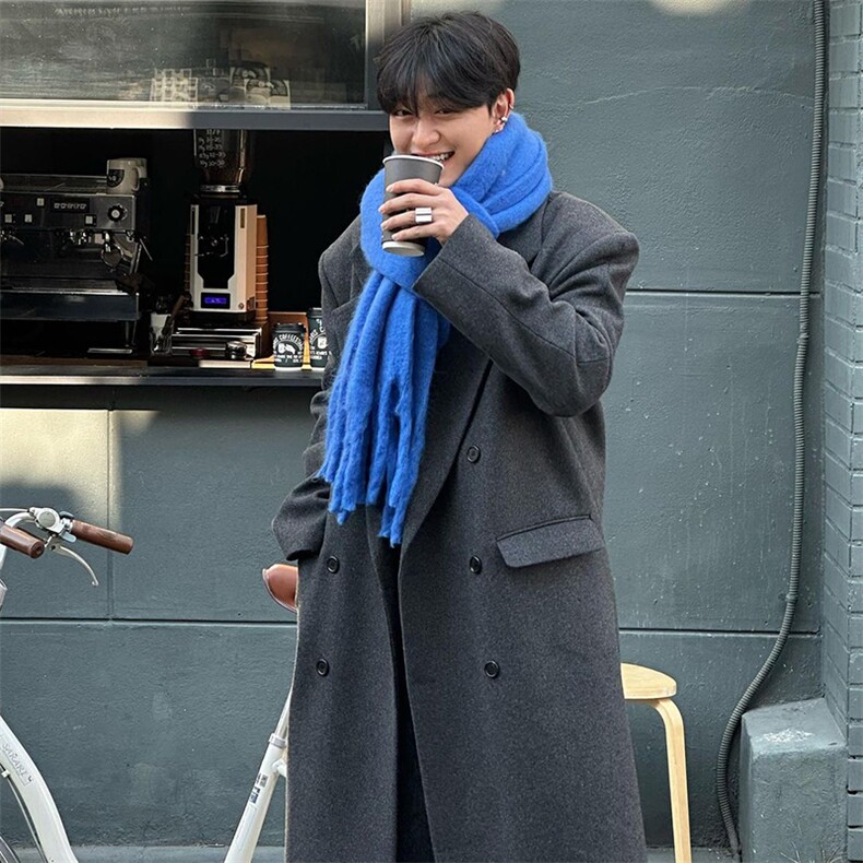 冬季韩版男士呢子大衣中长款夹克外套1202-P135,男装夹克,星座1004-3