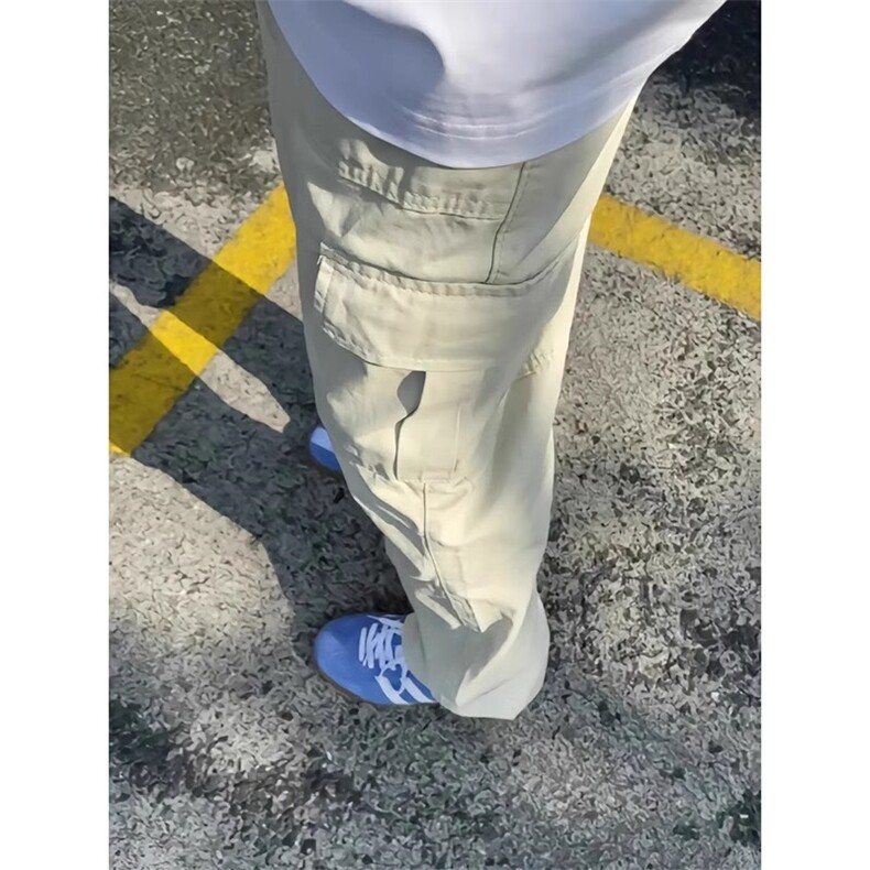 【网图】卡其色伐木工装裤男款夏季户外伞兵裤子1007-WWKZ16-P48,男装工装外套,星座1007（原301D）