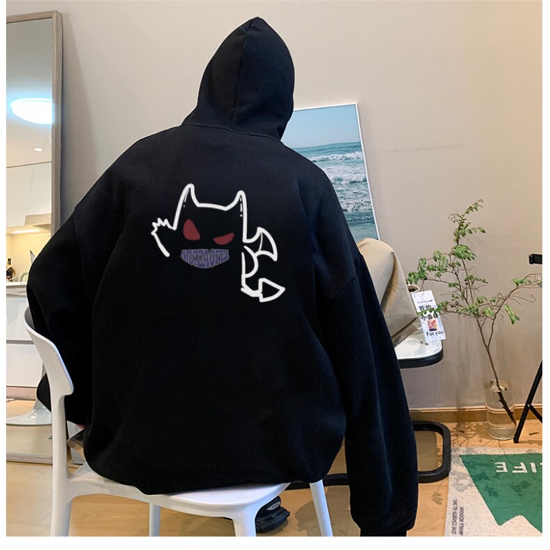 抖音供货、重磅360克现货加绒印花连帽卫衣HD019-1-LMWY44112-P40,男装卫衣,电商019-1
