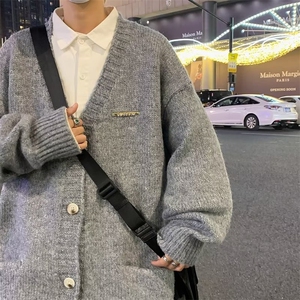 美式毛衣男慵懒风休闲针织衫 M6312 P50图片
