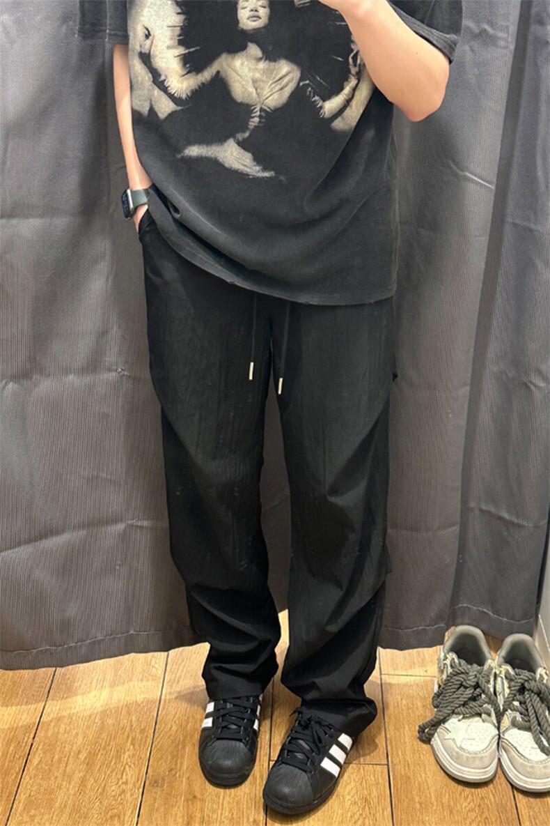 2025春季新款外景大码美式伞兵冰丝裤M-5XHK24453-特P25,男装休闲裤,电商A022