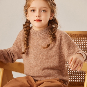 2024秋冬新款童装35%山羊绒7针半高领花纱羊绒衫，童装儿童羊绒衫，旭泰羊绒